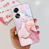 For Cover Oppo A58 4G CPH2577 Case Love Heart Butterfly Cover Shell For Oppo A78 5G 4G CPH2565 Soft Clear TPU Bumper Etui