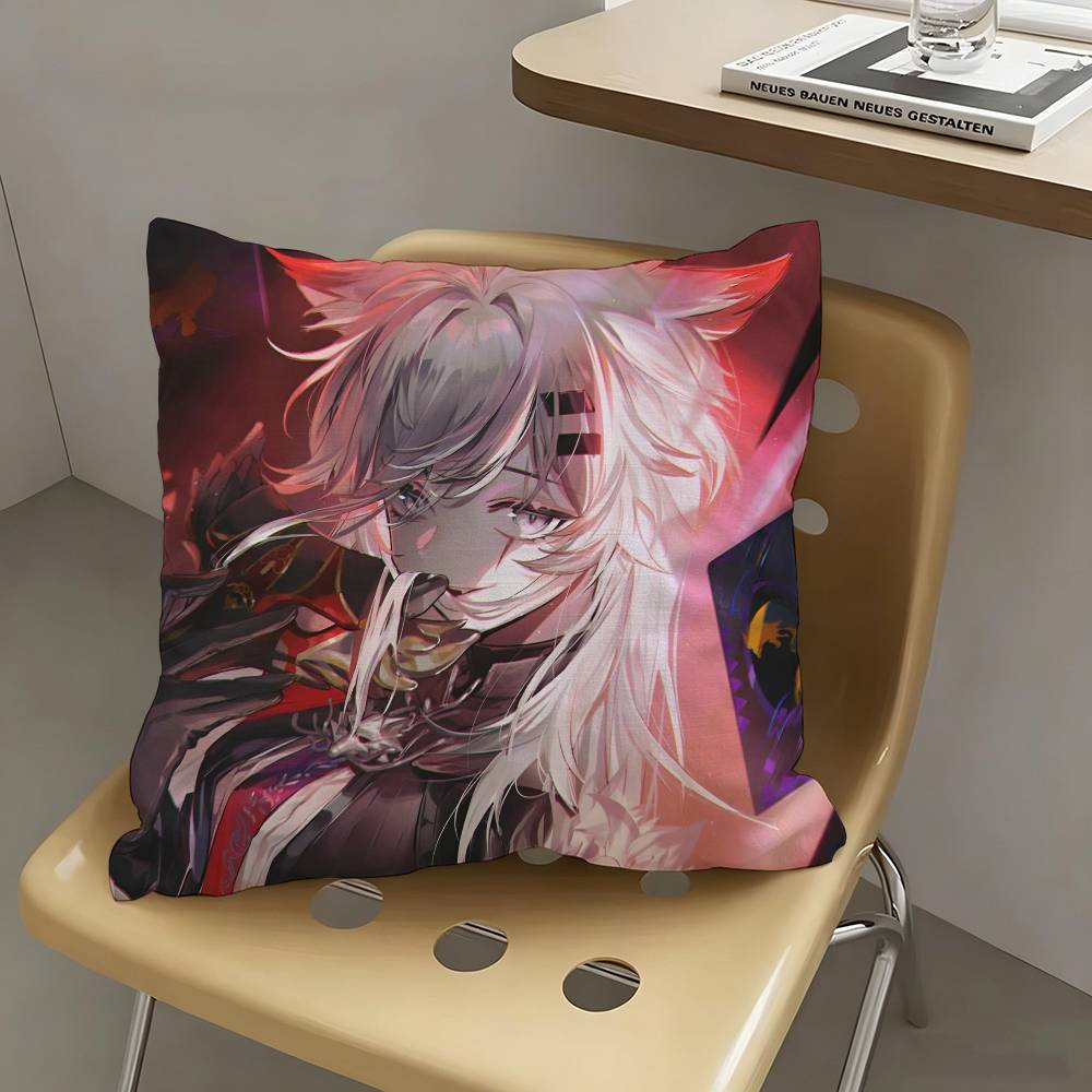 1pc Game A-rknights L-appland Pillow Case Fashion Square Pillowcase Bedroom Sofa Room Ins Decoration Leisure