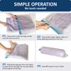 Multiple Sizes Vacuum Storage Bags Hand Roll Durable Space Saver Bags For Clothes Clothing Travel Accessories Suitcase Organizer