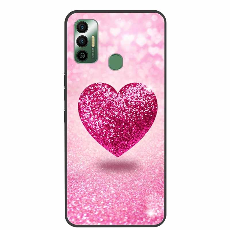 Per Tecno Spark 7 Custodia Lusso Silicone Morbido TPU Cover Custodie per Telefono Per Tecno Spark 7 Pro Spark 7P Spark7 Protettiva KF6 Coque