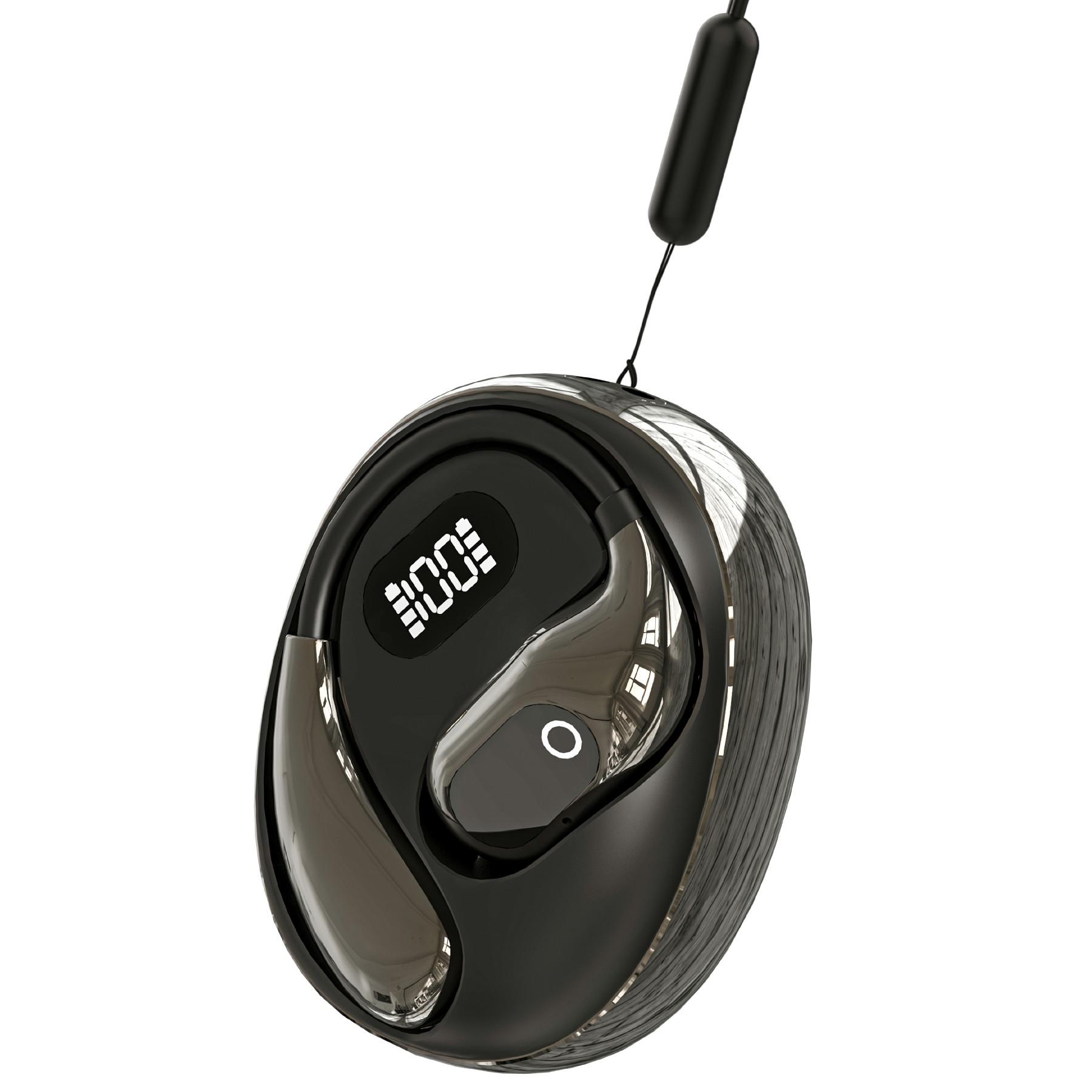 

XG99 OWS Wireless Bluetooth-compatible Earphones Digital Display Sport Ear Hook Music Call Headset Black