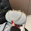 PU Leather Glittering Evening Bag Wedding Crossbody Handbag Purse for Parties