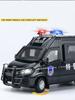 1/24 Alloy Diecast Police Car Miniature Models Toys High Simulation Models with Sound Light Collection Toy for Boy Birthday Gift