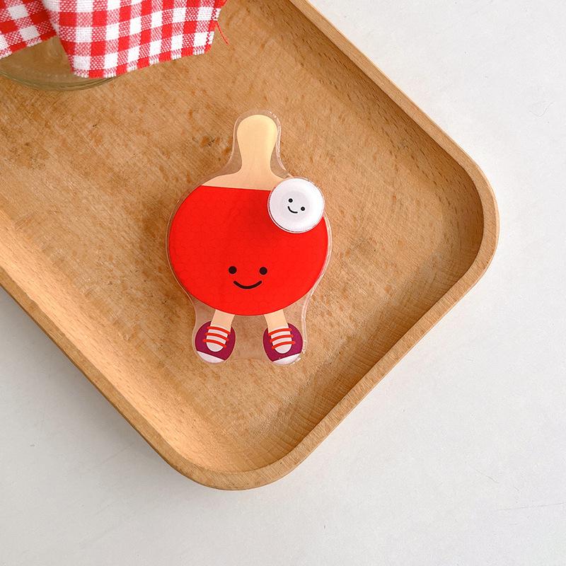 

Badminton Table Tennis Racket Fun Rotatable Mobile Phone Airbag Bracket Magnetic Magsafe Desktop Bracket Back Sticker
