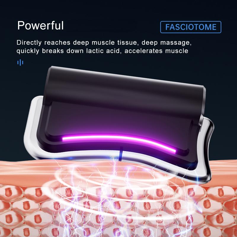 Fascia Knife Multifunctional Massage Tool, Electric Fascia Knife for Muscle Relaxation, Whole Body, Scraper for Fascial Massager