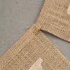 Jute Burlap Bunting Rustic Just Married Mr Mrs Wedding Banner Garland Party Flags Candy Bar Decoration Event Supplies