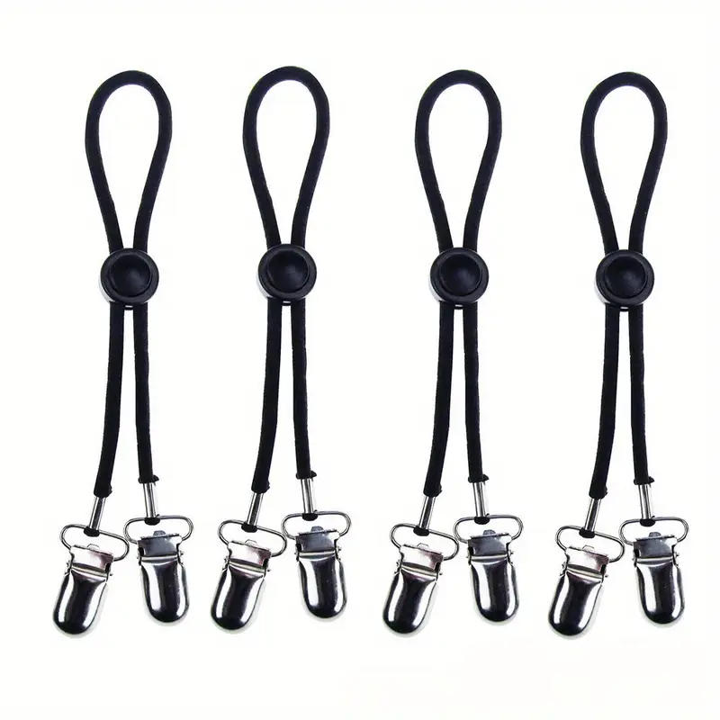 4PCS Drawstring Adjustable Elastic Car Canopy Bed Sheet Sofa Cushion Blanket Anti Slip Clip Fixed Elastic Clip
