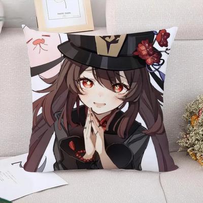 Decorative Cushion Cover X Genshin Impact Cushions Home Decor Couple Pillow Pillowcases X Covers for Bed Pillows Sofa