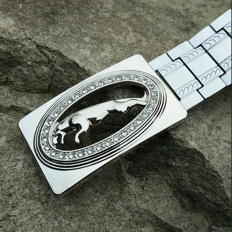 Belt Buckle Self-Defense Belt Men's Weapon Smooth Buckle Simple Multifunctional Whip Metal Decorative Belt