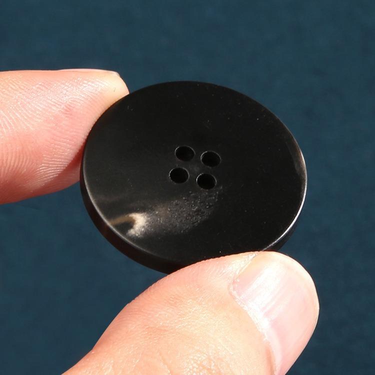 10Pcs Black Pattern Buttons Men'S And Women'S Blazers Woolen Coats Buttons Accessories Versatile High-End Suit Trench Coat Buttons