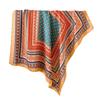 New European American Retro 70cm Small Square Scarf Simulated Silk Spring Summer Printed Professional