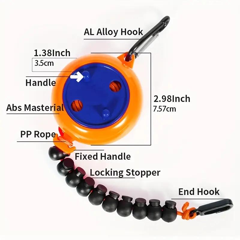 Ultra-Portable Clothes Drying Rack - Space-Saving Design for Camping & Travel - 12 Clothespins Included, Quick-Drying Solution for Outdoor Adventures