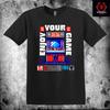 Retro Arcade 'Enjoy Your Game' Premium Cotton Gamer Unisex T-Shirt