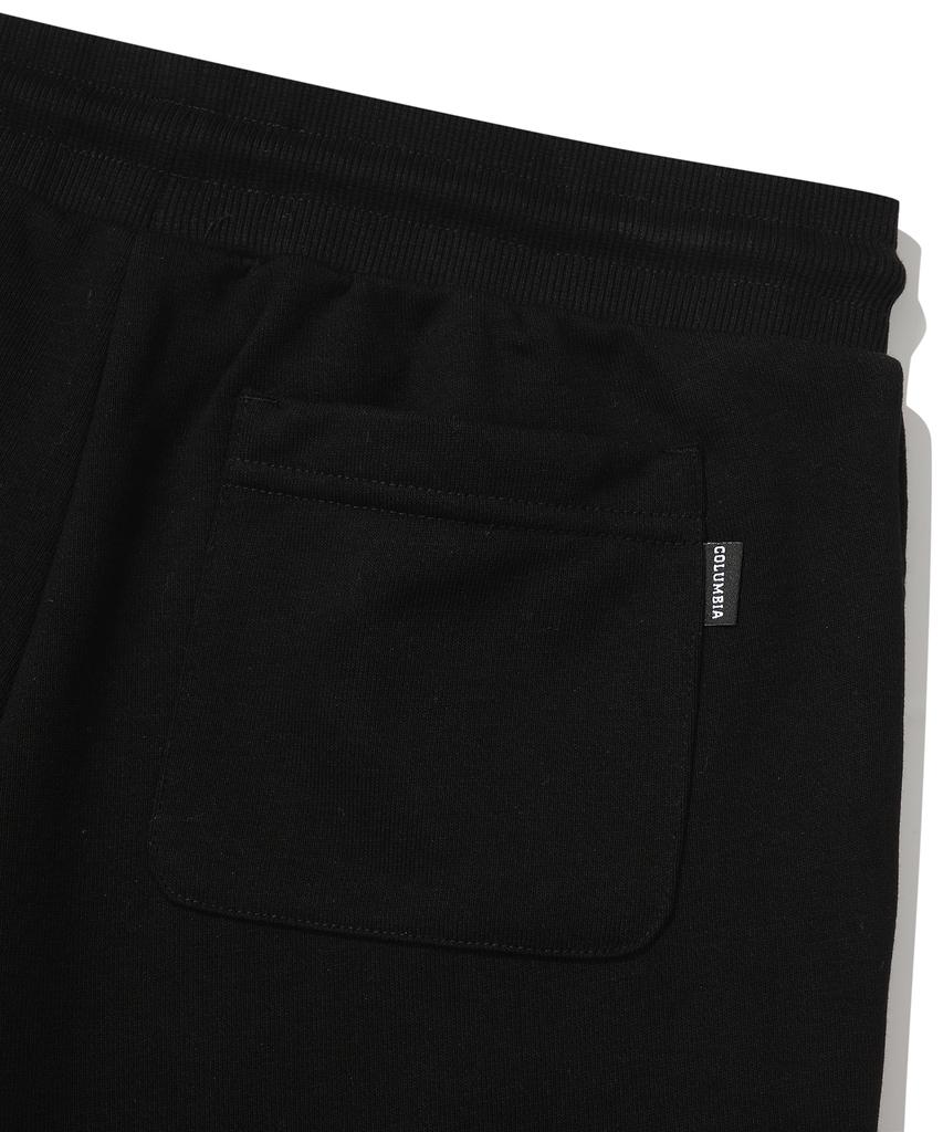 COLUMBIA UNIVERSITY 1754 Arch Logo Sweat Shorts Pants Black