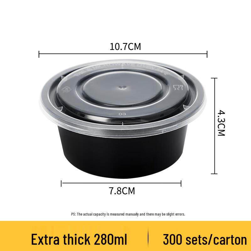 Disposable Round Takeout Soup Containers