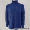 Men's European & American High Neck Knitted Sweater, 2025 Fashion Plus Size Knitwear