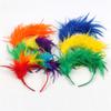 Festival Plumes Hairband For Dance Event Costume Hairband Stage Performances Hairhoop 1920S Theme Event Dressingup Props