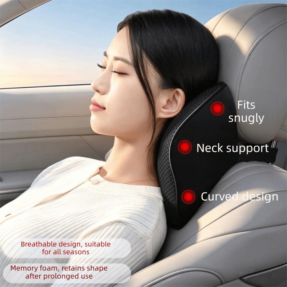 Mesh Lumbar Support Pillow Mesh Breathable Car Headrest Universal Car Neck Pillow Waist Support
