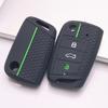 Key Fob Cover for VW Golf Tiguan Passat Polo Octavia A7 Mk7 Mk2 B8 Anti-Scratch Surface Shockproof Structure Soft Grip Texture Easy Install Design