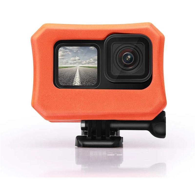 Floating Protective Cover for GoPro Hero 13 12 11 10 9 Black Camera Orange Floaty Case for Gopro Accessories Diving Surfing