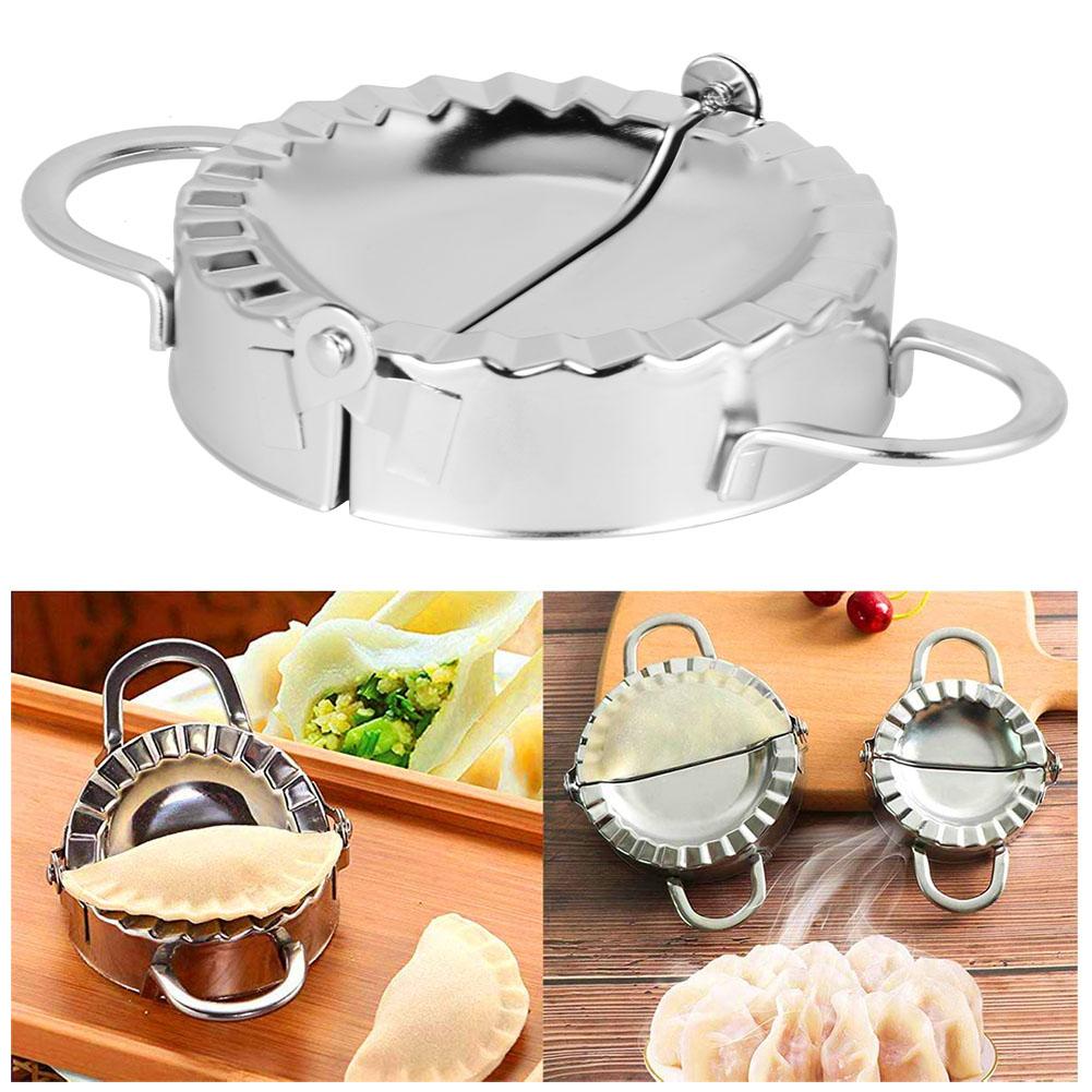 Household 304 Stainless Steel Manual Dumpling Dough Presser Maker Molds Kit Kitchen Utensils