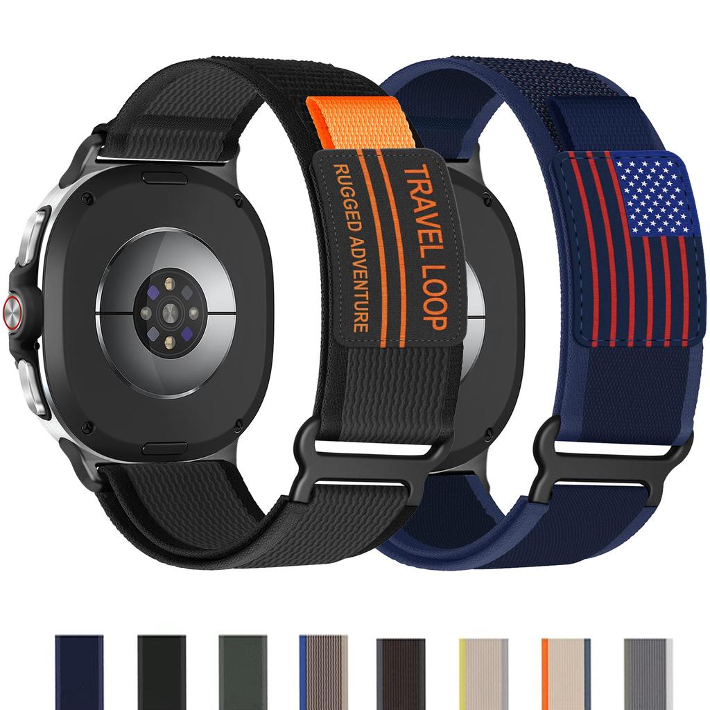 Trailový pásek pro Samsung Galaxy Watch 8/8 classic band 40mm 44mm 46mm Příslušenství sportovní nylonový náramek correa Galaxy watch 8 strap