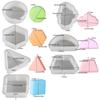 DIY Silicone Mold for Triangle, Square, Circle, Pentagon, Semicircle, Trapezoid, and Cloud Aromatherapy Plaster Candles