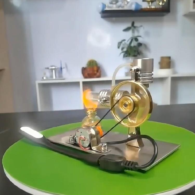 Metal Engine Model  Model Educational Toy for Science Experiments