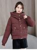 Women’s Short Hooded Windproof Thicken Warm Winter Jacket