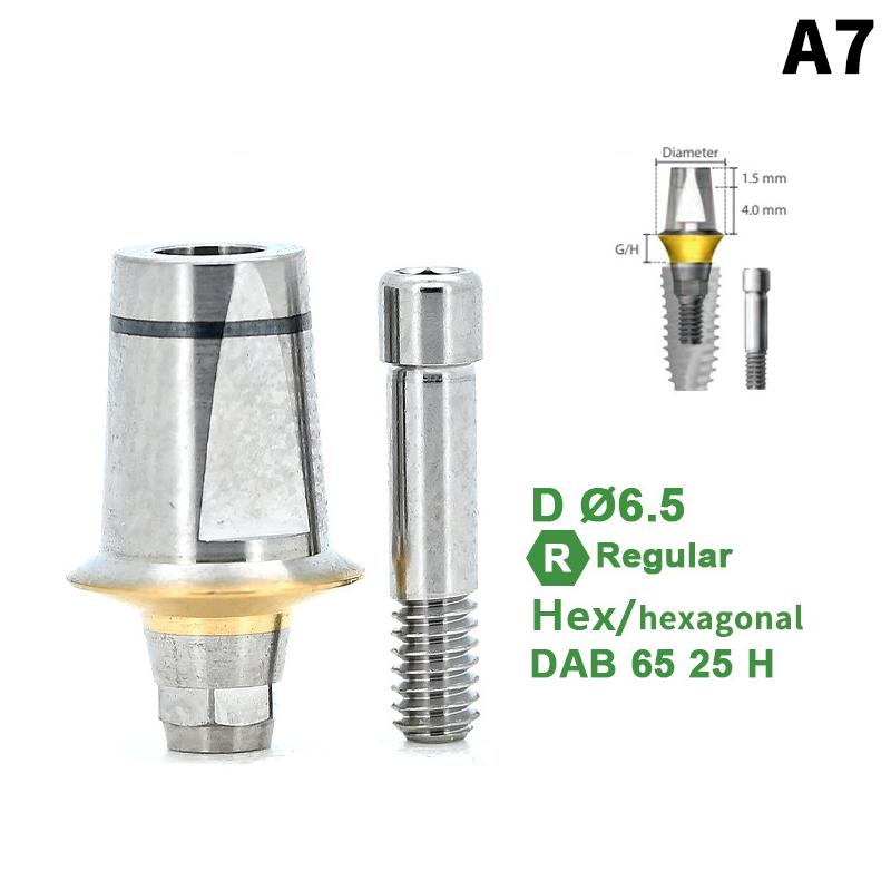 Dental Alloy Straight Composite Restorative Abutment Screw Accessories For Dentium Dental Supplies