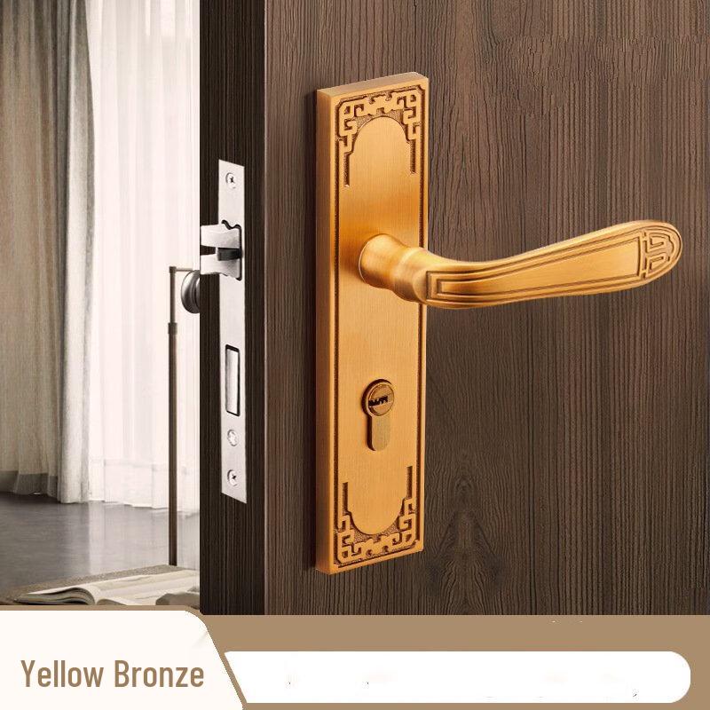 

Shengbey Light Luxury New Chinese Zinc Alloy Bedroom Door Lock