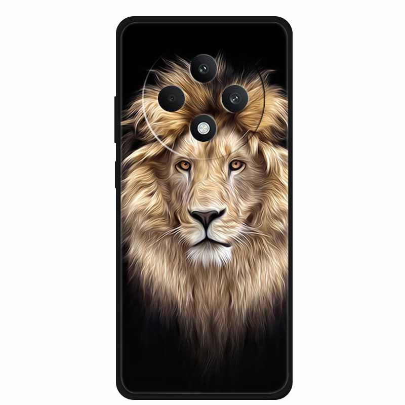 Soft Silicone Cover For Oppo Reno12 F 5G Case 12 F 4G Cartoon TPU Wolf Lion Phone Case For Oppo Reno12 FS Back Covers Capa Coque
