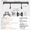 Universal Rear Spoiler GT Style Adjustable Trunk Wing Car Racing 43.3''