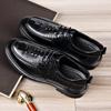 Low-top leather shoes men's cowhide British dress casual men's soft-soled wedding groom leather shoes 2025