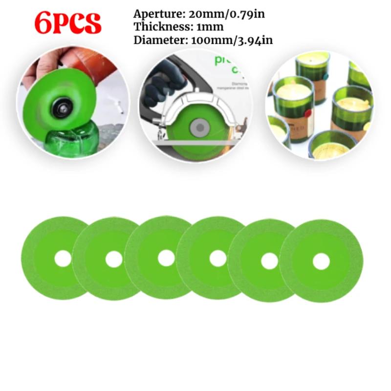 Glass Cutting Disc 100mm Heat-resistance Ultrathin Polishing Cutting Blade Low Noise Wear-resistant for Ceramic Tile Marble
