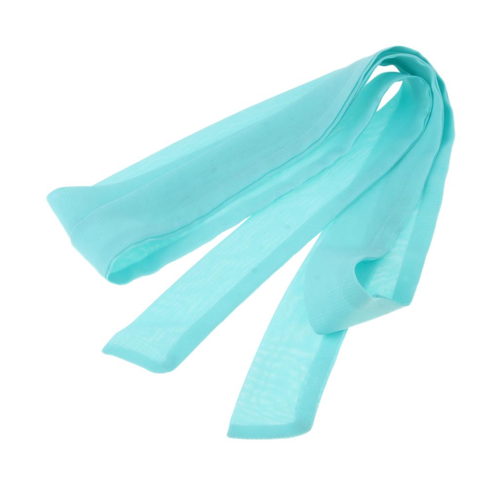 

Chiffon Fabric Hair Ribbons Elegant Vintage Bow Headband Hair Accessory for Girls and Women озеро синий