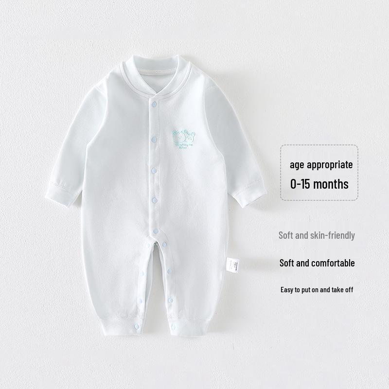 Baby Romper – Pure Cotton Newborn Spring/Autumn Base Layer Pajamas Crawling Suit