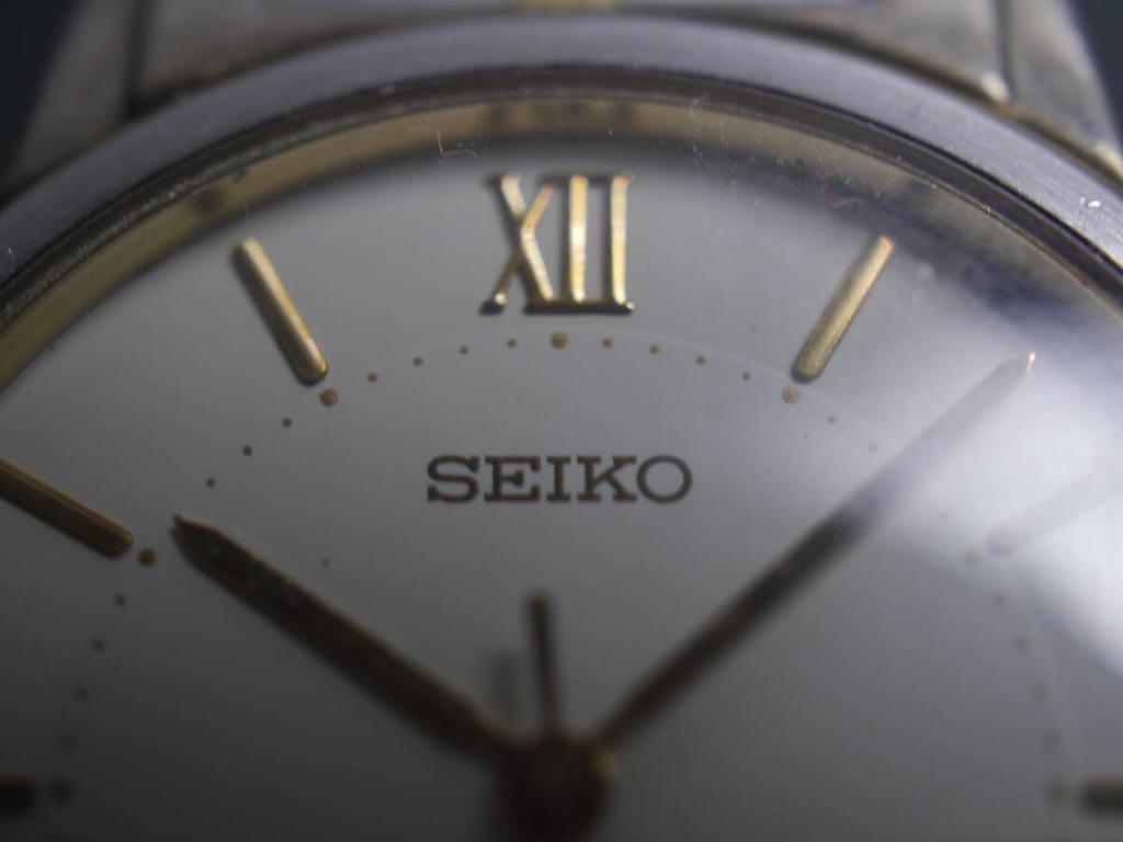 SEIKO Lucent Quartz Model Working Condition 3-Hand Watch, Strap, 5E21-6E90, Men's Watch, AE41