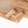 Expandable Wooden Sewing Organizer Multi Function Storage Chest for Sewing Materials and Knitting Accessories