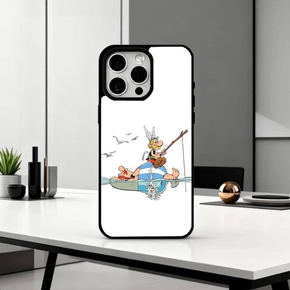 A-Asterix C-Cartoon O-Obelix   Phone Case For iPhone17,16,15,14,13,12,11 Plus,Pro Max Magnetic For Magsafe Wireless Charging
