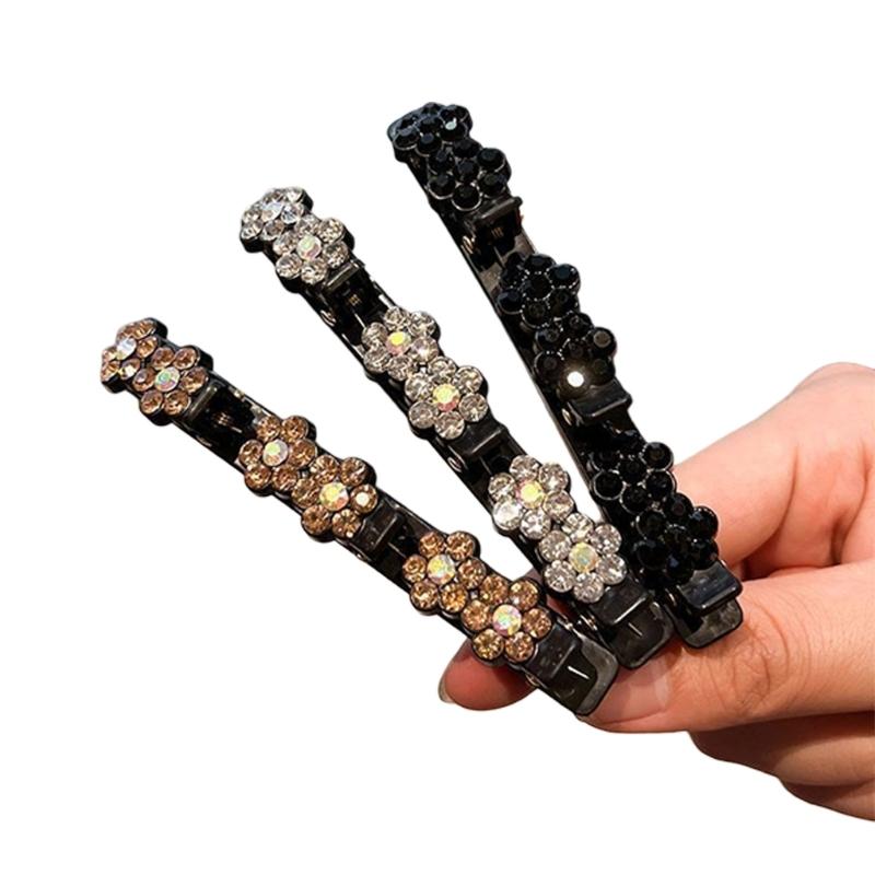1Set Hair Bands Hair Clips for Bangs and Fringe Secure Hold All Day Comfort Wear Slip proof Grip Easily Braided Hair Bands