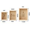 Mini Wedding Decor Art Wooden Vintage Picture Holder Photo Frame