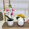 Botanical Phalaenopsis Faux Fake Flower Props For Bridal Events And Party Decor