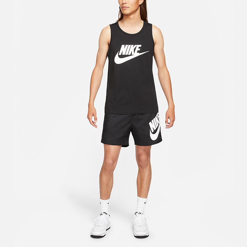 Nike Sportswear Contrast Logo Breathable Casual Vest Men Tops Black AR4992-013