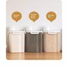 Plastic Food Storage Containers With Sealed Lids And Measuring Cup For Kitchen Rice Cereal Dry Food