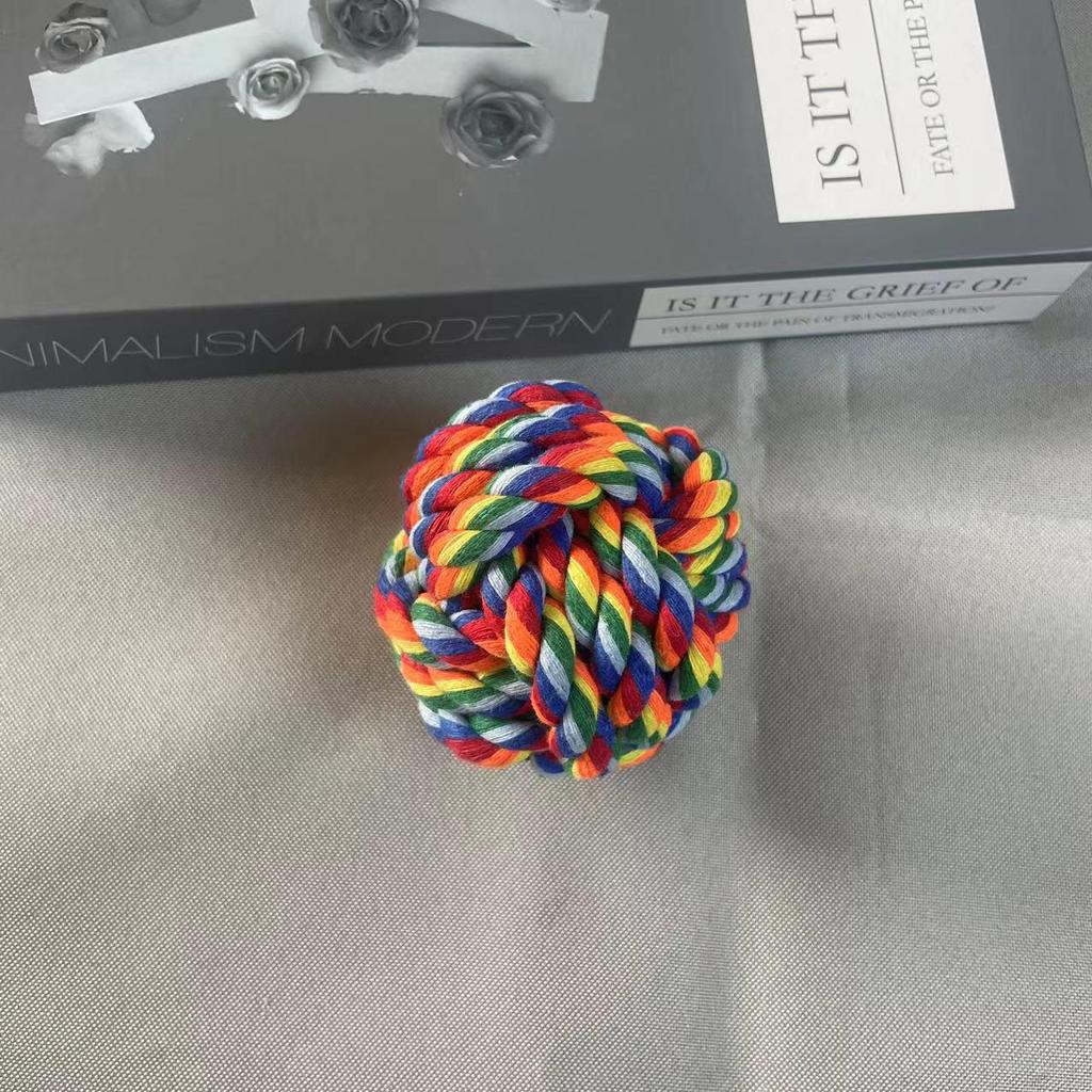 Durable Cotton Rope Knot Toy Set for Small, Medium, Large Dogs