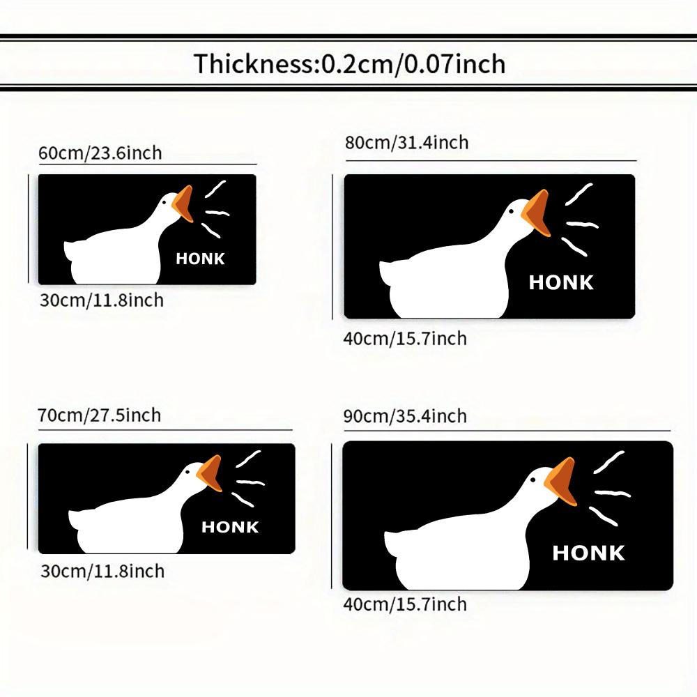 Goose Meme Mouse Pad Large Computer Office Game Table Mat XXL Rubber Anti-slip Stitched Edge PC Keyboard Mats Washable Desk Pads