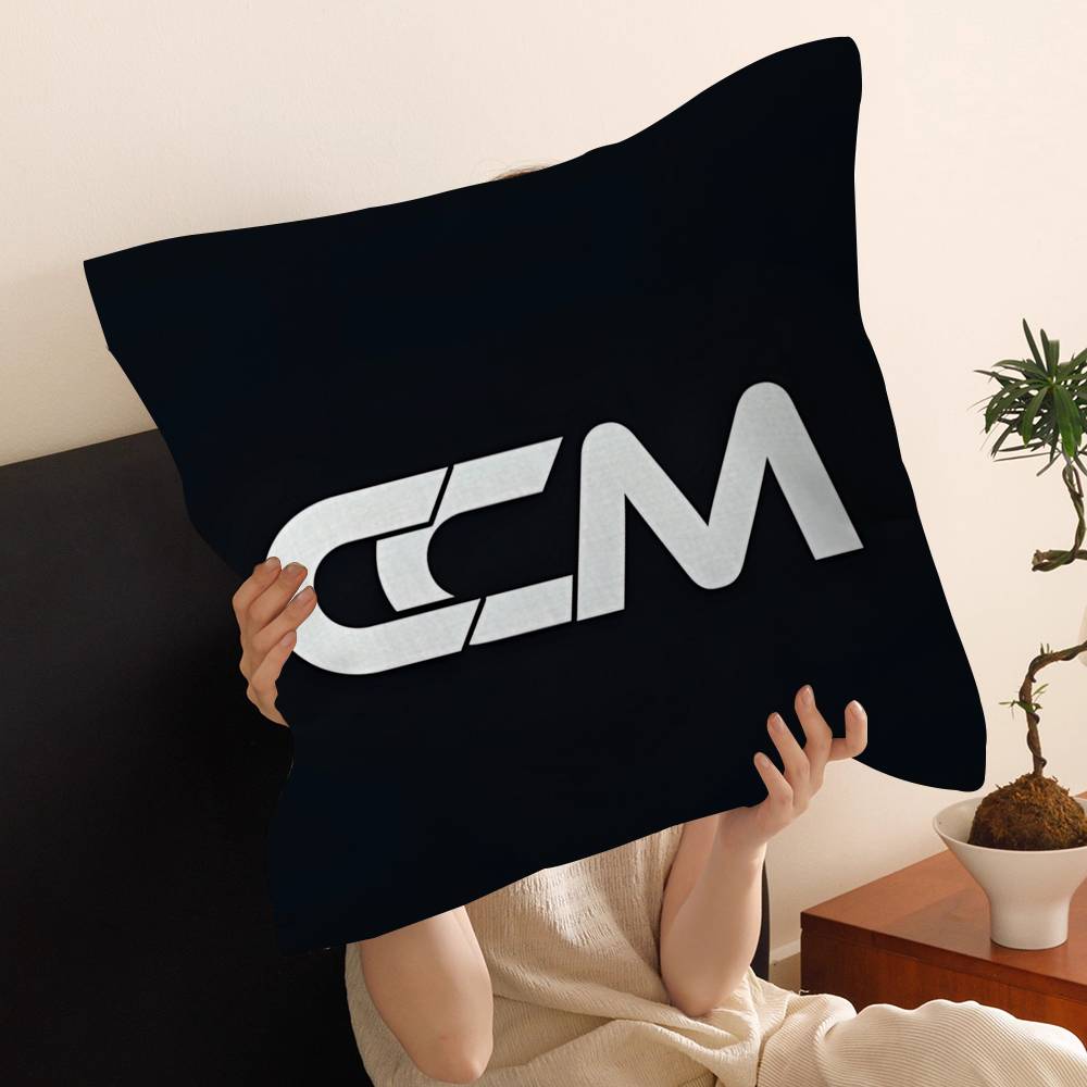 CCM Hockey Colour Logo Sports Silhouette Stitch Lucky Dragon Pillow Cover Sofa Cushion Cover Home Room Decoration Children Gift