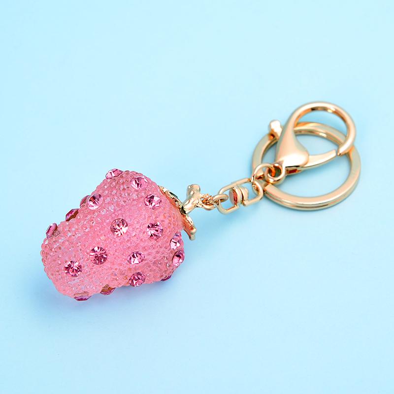 Buy Fashion Accessories Creative Fruit Keychains Cute Resin Strawberry
