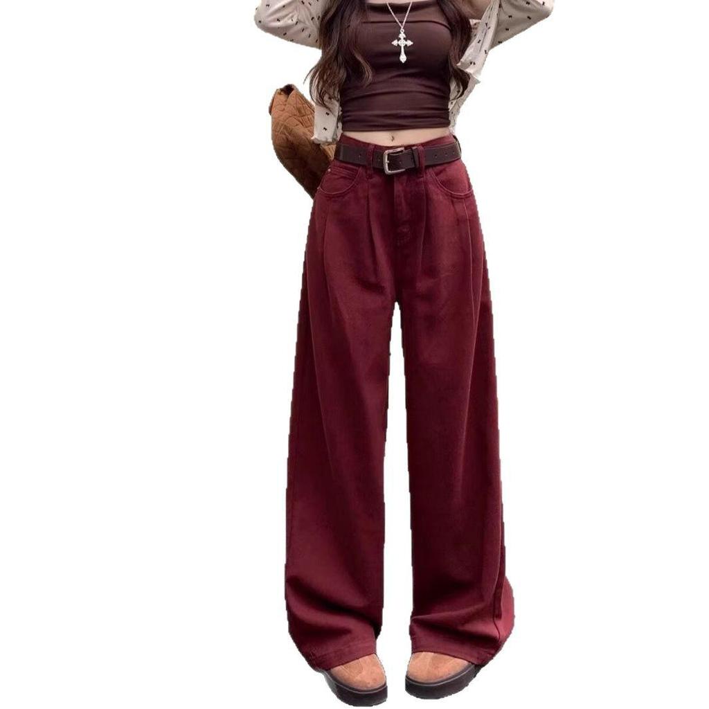 2025 Pánské volné ležérní kalhoty s širokými nohavicemi v korejském stylu - Jarní tenké a trendy všestranné kalhoty po zem